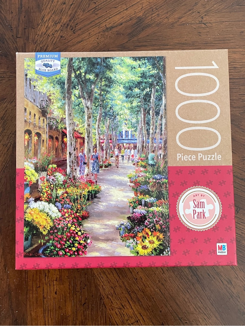 1000-Piece Puzzle - Nabornne, South France (Milton Bradley)